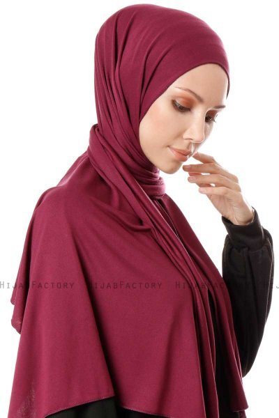 Hande - Cherry Baumwolle Hijab - Gülsoy