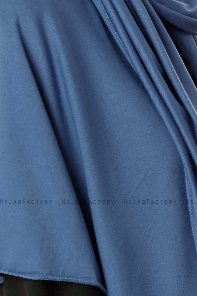 Hande - Indigo Baumwolle Hijab - Gülsoy