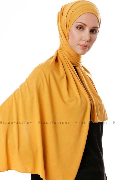 Hande - Pfirsich Baumwolle Hijab - Gülsoy