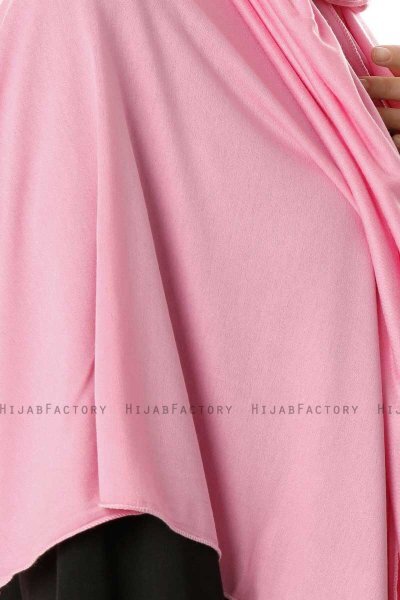Hande - Rosa Baumwolle Hijab - Gülsoy