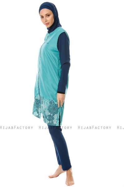 Hatice - Minzgrün Burkini - Tesmay
