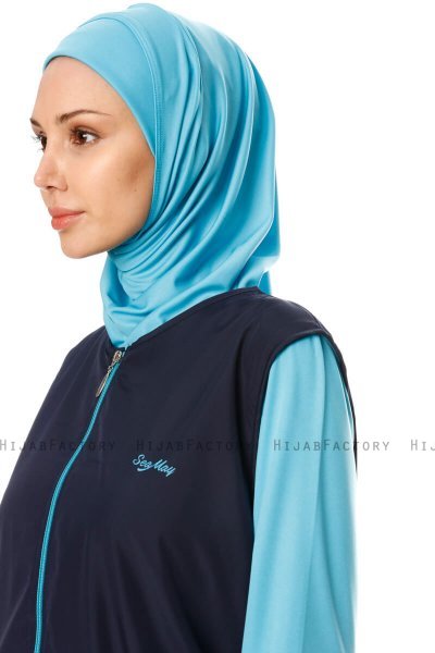 Hatice - Dunkel Navy Blau Burkini - Seamay