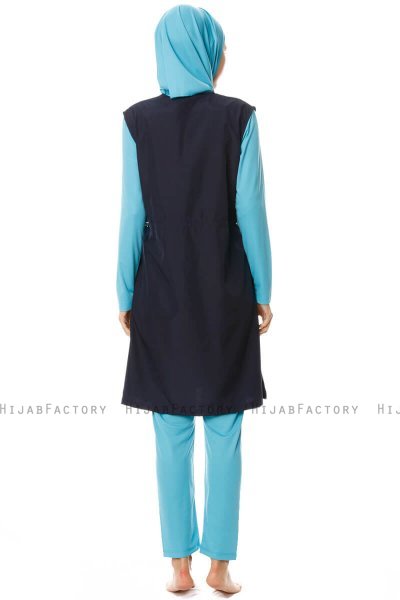 Hatice - Dunkel Navy Blau Burkini - Seamay