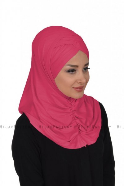 Hilda - Fuchsie Baumwolle Hijab