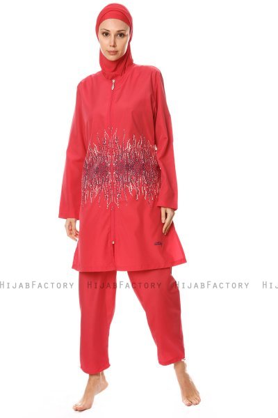 Hiranur - Himbeere Burkini - Tesmay