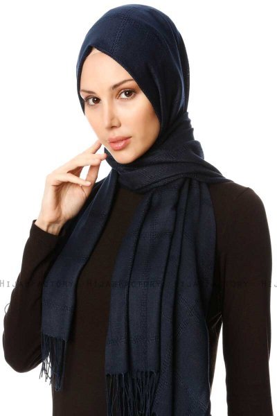 Huriye - Navy Blau Hijab - Özsoy
