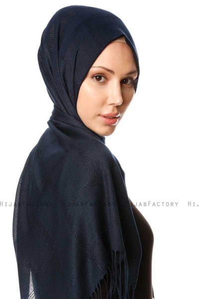 Huriye - Navy Blau Hijab - Özsoy