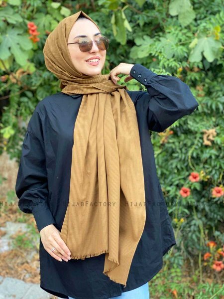 Jaeda - Zimt Baumwolle Hijab - Mirach
