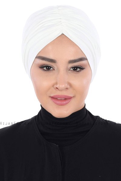 Jill - Creme Baumwolle Turban - Ayse Turban