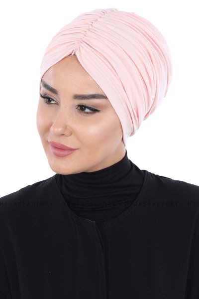 Jill - Altrosa Baumwolle Turban - Ayse Turban