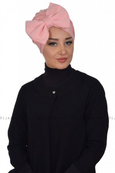 Julia - Altrosa Baumwolle Turban - Ayse Turban