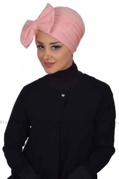 Julia - Altrosa Baumwolle Turban - Ayse Turban