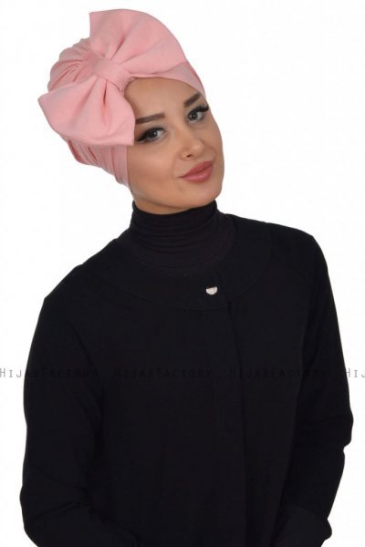 Julia - Altrosa Baumwolle Turban - Ayse Turban