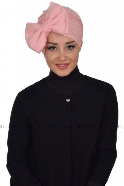 Julia - Altrosa Baumwolle Turban - Ayse Turban