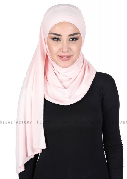 Kaisa - Altrosa Baumwolle Praktisch Hijab