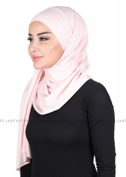 Kaisa - Altrosa Baumwolle Praktisch Hijab
