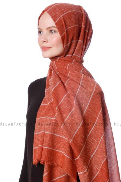 Kiral - Ziegelrot Hijab - Özsoy