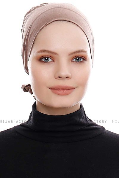 Kiraz - Dunkeltaupe Baumwolle XXL Untertuch - Ecardin