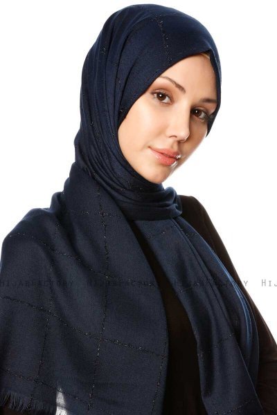 Kutlay - Navy Blau Hijab - Özsoy