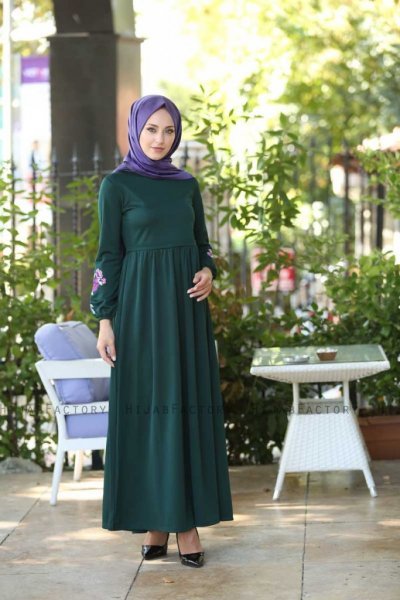 Lexie - Dunkelgrün Kleid - Insirah