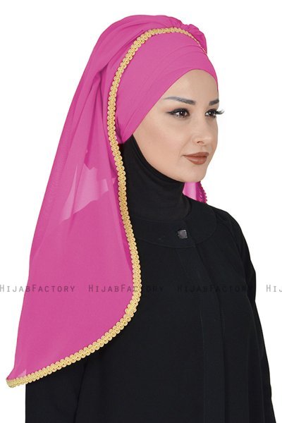 Louise - Fuchsie Praktisch Hijab - Ayse Turban