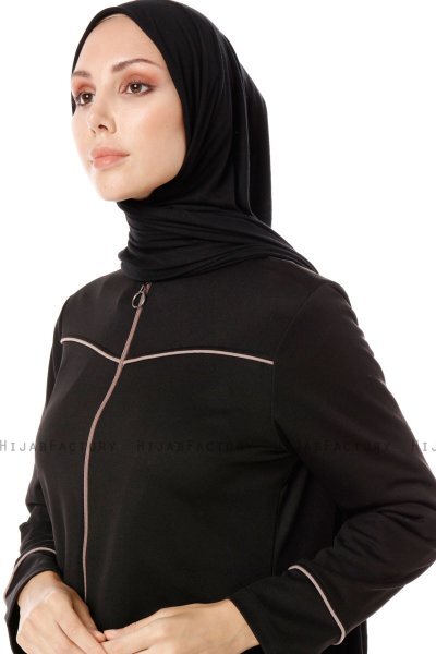 Lylah - Schwarz Abaya - Miss Cazibe