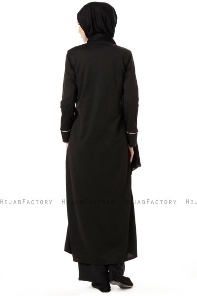 Lylah - Schwarz Abaya - Miss Cazibe