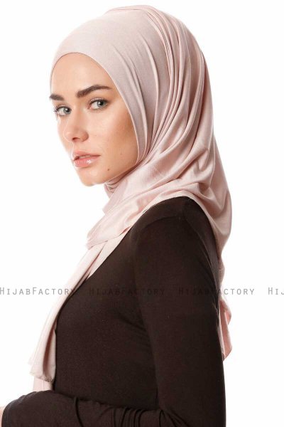 Melek - Altrosa Premium Jersey Hijab - Ecardin