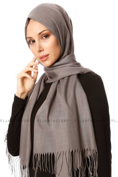 Meliha - Grau Hijab - Özsoy