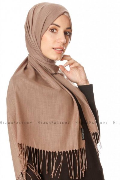 Meliha - Dunkelbraun Hijab - Özsoy