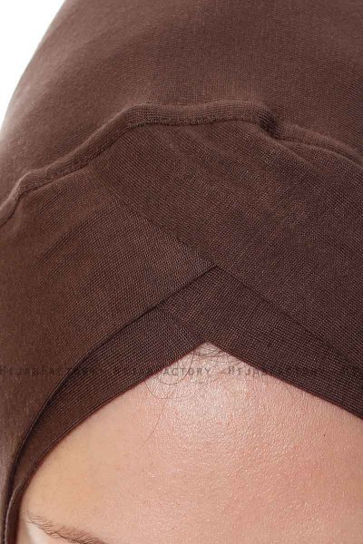 Mia - Braun One-Piece Al Amira Hijab - Ecardin