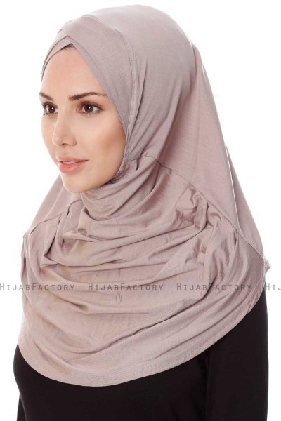 Mia - Steingrau One-Piece Al Amira Hijab - Ecardin