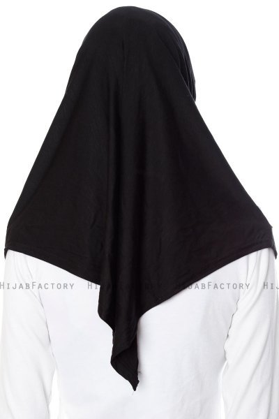 Mia - Schwarz One-Piece Al Amira Hijab - Ecardin