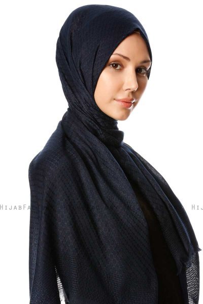 Nalini - Navy Blau Hijab - Özsoy