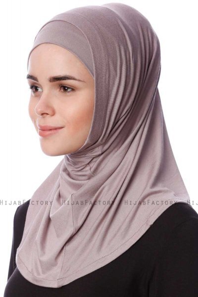 Nehir - Steingrau 2-Piece Al Amira Hijab