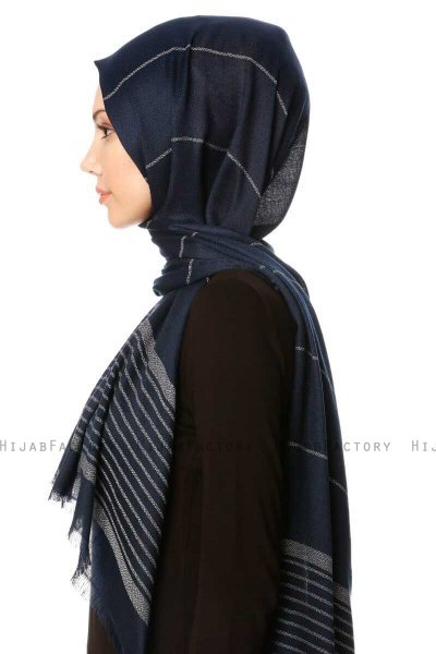 Nihal - Navy Blau Hijab - Özsoy