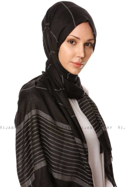 Nihal - Schwarz Hijab - Özsoy