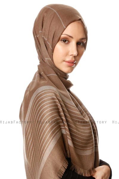 Nihal - Taupe Hijab - Özsoy