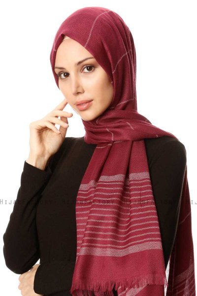 Nihal - Kastanienbraun Hijab - Özsoy