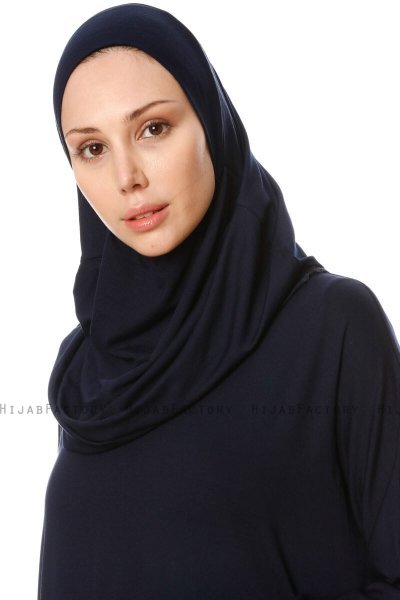 Nisa - Navy Blau Gebetskleid - Miss Halima