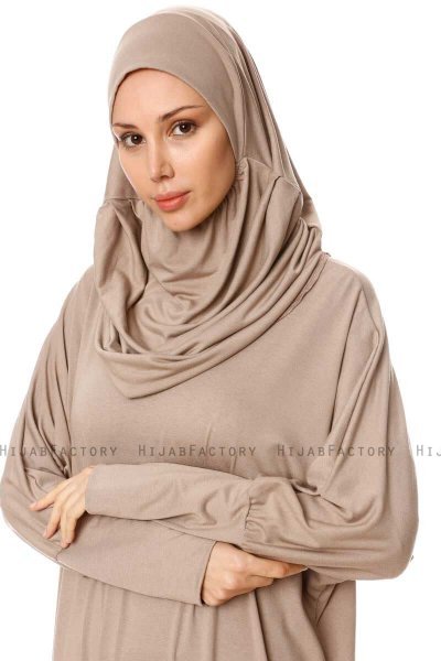 Nisa - Taupe Gebetskleid - Miss Halima
