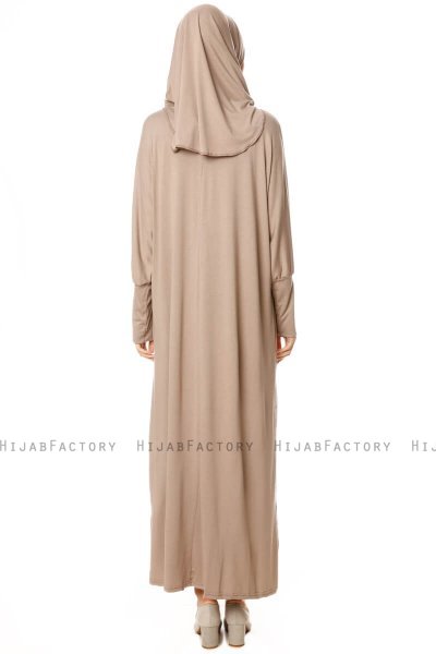 Nisa - Taupe Gebetskleid - Miss Halima