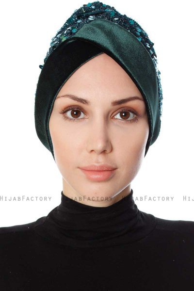 Nurten - Dunkelgrün Turban