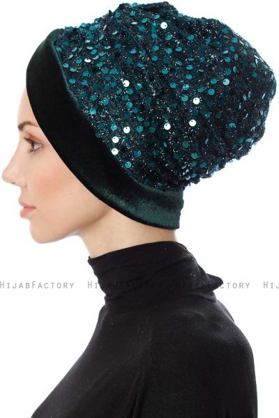Nurten - Dunkelgrün Turban