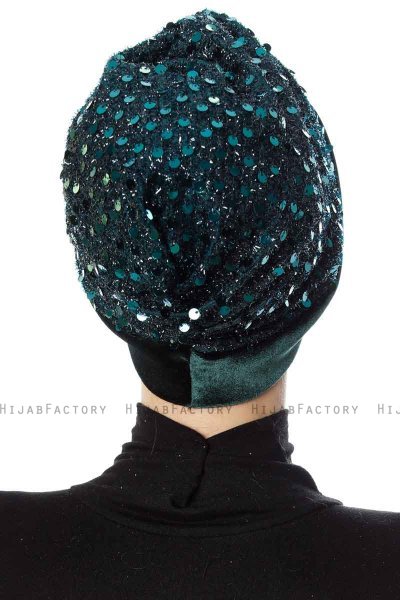 Nurten - Dunkelgrün Turban