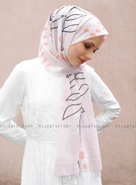 Pariza - Altrosa Gemustertes Hijab