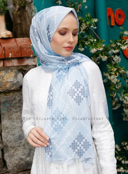 Pariza - Indigo Gemustertes Hijab