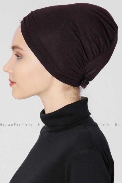 Pileli Mörkbrun Criss Cross Underslöja 200607cc