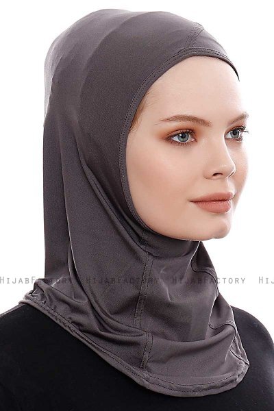 Pinar - Anthrazit Sport Hijab - Ecardin