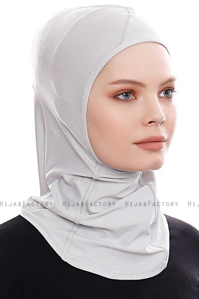 Pinar - Hellgrau Sport Hijab - Ecardin